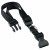 Adori Klickhalsband Nylon Schwarz - Hundehalsband - 18-25X1.0 cm