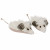 Adori Spielzeug Fluff Twins - Katzenspielzeug - 14x5x1.5 cm Weiß