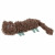 Adori Spielzeug Fluff Katze - Katzenspielzeug - 33.5x11x4 cm Braun