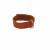 Adori Halsband Fettleder Mit Print Cognac - Hundehalsband - 50x4,0 cm