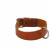 Adori Halsband Fettleder Mit Print Cognac - Hundehalsband - 55x4,0 cm