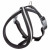 Adori Nylon Soft Geschirr Cross Schwarz&Reflektierend - Hundegeschirr - M