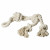 Adori Flostouw Weiß - Hundespielzeug - 60 cm