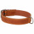 Adori Halsband Fettleder Gefüttert Cognac&Cognac - Hundehalsband - 50x2.5 cm