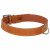 Adori Halsband Fettleder Gefüttert Cognac&Cognac - Hundehalsband - 60x2.5 cm