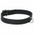 Adori Halsband Fettleder Gefüttert Schwarz&Schwarz - Hundehalsband - 65x2.5 cm