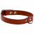 Adori Halsband Leder Mit Print Rot - Hundehalsband - 35x1.4 cm