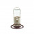 Fauna Glasflaschenautomat - Vogel - Futtertrog - Trinkschale - 1 l