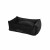 Wooff Korb Cocoon Velours Schwarz - Hundekorb - Small