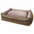 Wooff Cocoon Fermo Ocker&Grau - Hundebett - 100x80x26 cm