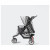 Innopet Hundebuggy All Terrain Schwarz&Grau - Hundetrolley - 91x50x94 cm