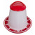 Olba Futtersilo Kunststoff Rot - Futtertrog - 1 kg