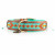 Dwam Halsband Paddy Lee Türkis - Hundehalsband - 47-57 x 4 cm