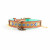 Dwam Halsband Indi Moon Gold&Türkis - Hundehalsband - 27-33 x 2 cm