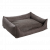 Maxxnobel Orthopädisches Sofa Lederoptik/Teddy Taupe - Hundesofa - Xlarge