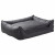 Maxxnobel Ultra Orthopädisches Sofa Lederoptik Schwarz - Hundebett - Xlarge