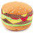 Fuzzyard Plüschspielzeug Hamburger - Hundespielzeug - 1 Stück
