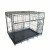 Adori Bench Mit 2 Schiebetüren Schwarz - Hundebox - 122x76x84 cm