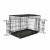 Adori Premium Bank 2-Tür Schwarz - Hundebank - 91x56x63 cm
