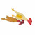 Adori Latex Spielzeug Huhn mit Quietscher - Hundespielzeug - 42 cm Sortiert