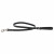 Adori Führleine Fettleder Gefütterter Griff - Hundeleine - 130x1.8 cm Schwarz Schwarz M/L