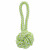 Adori Flos Ball Mit Schlaufe Weiß&Limette - Hundespielzeug - 27 cm