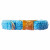 Dogguo Teddy Halsband Blau - Hundehalsband - 28-40 cm