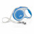 Flexi Rollleine New Comfort Tape L 8 m - Hundeleine - Blau & Hellgrau