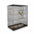 Keddoc Vogelkäfig Budgie Home - Vogelunterkünfte - 79x46x91 cm Schwarz