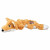 Kong Scrunch Knots Fuchs Orange - Hundespielzeug - Klein/Mittel