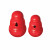 Kong Snack Dispenser Wobbler M Rot - Hundespielzeug - Groß