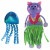 Kong Tropics Hula - Katzenspielzeug -
