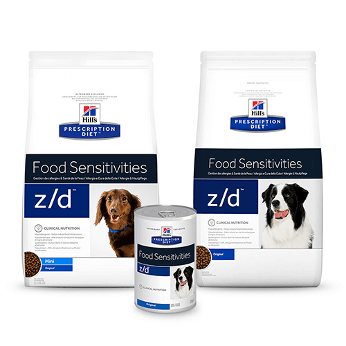 6 kg Hills Prescription Diet Canine Z/D Food Sensitivities Mini