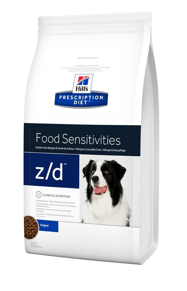 10 kg Hills Prescription Diet Canine Z/D Food Sensitivities