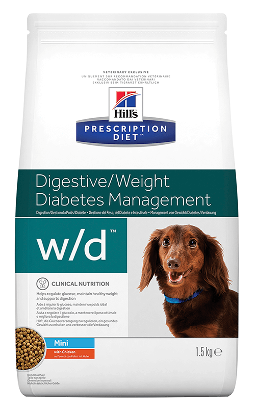 6 kg Hills Prescription Diet Canine W/D Low Fat/Diabetic