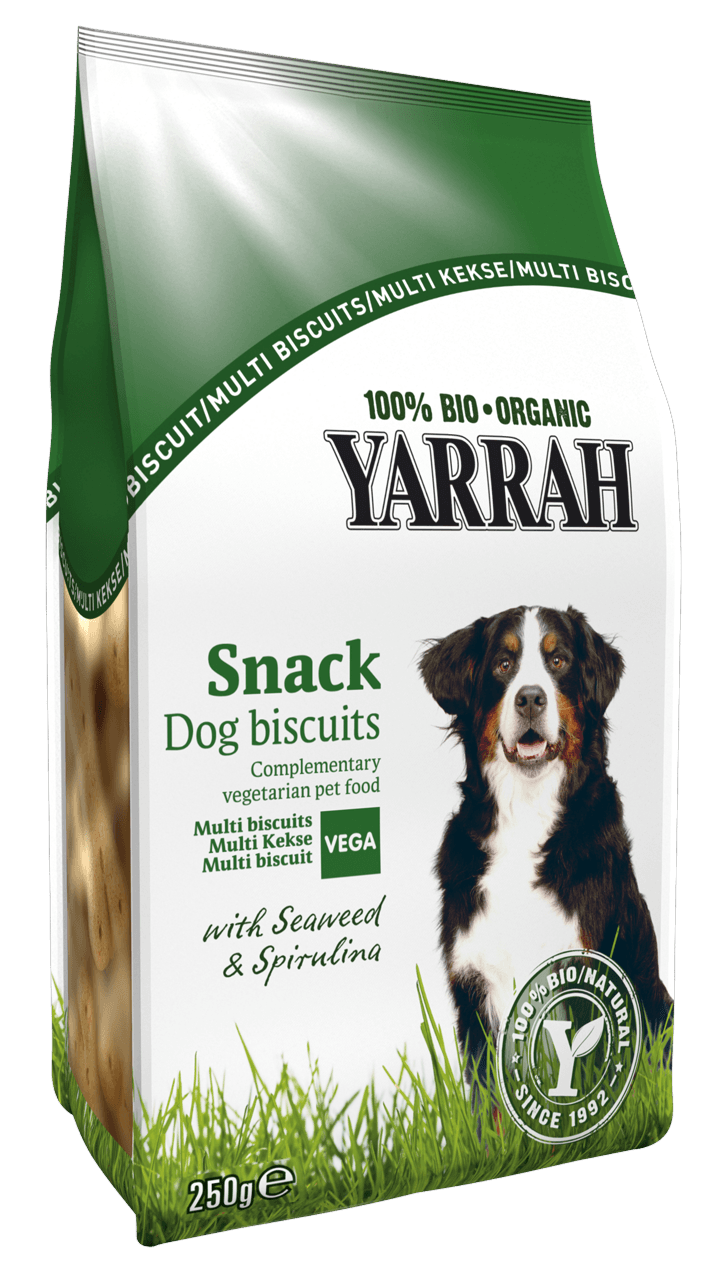 Yarrah Hund Bio Vega Multi Hundekekse Algen/Spirulina 250 gr